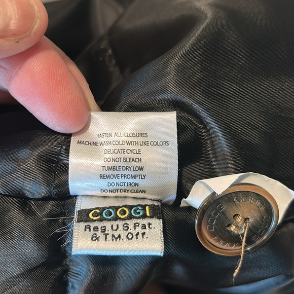 COOGI Brown Grey Black Tweed Flight Bomber Tactical Military Cargo Jacket 2XL - Picture 8 of 16